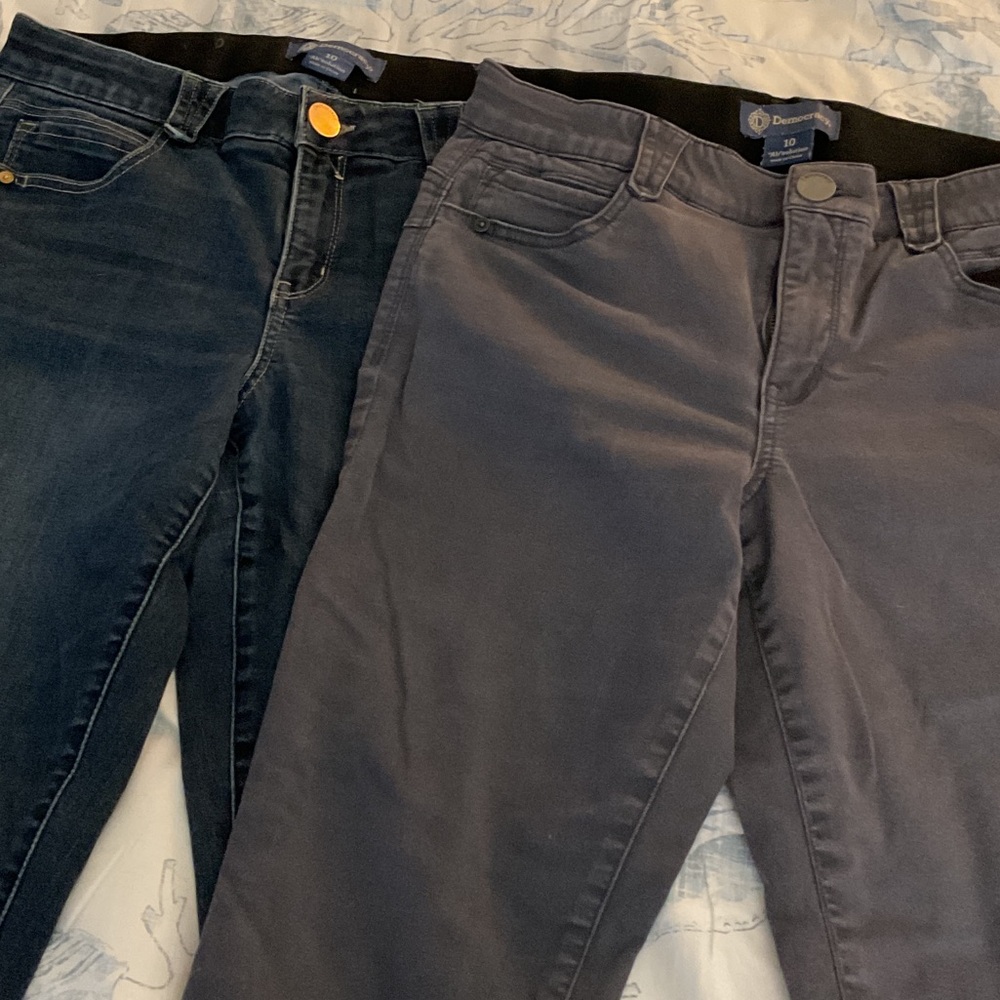 Democracy Dark Gray and Black Jeans